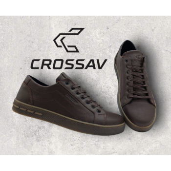 21-115 Коричневі (Весна - Осінь, чоловічі, Шкіра вощена крейзі)