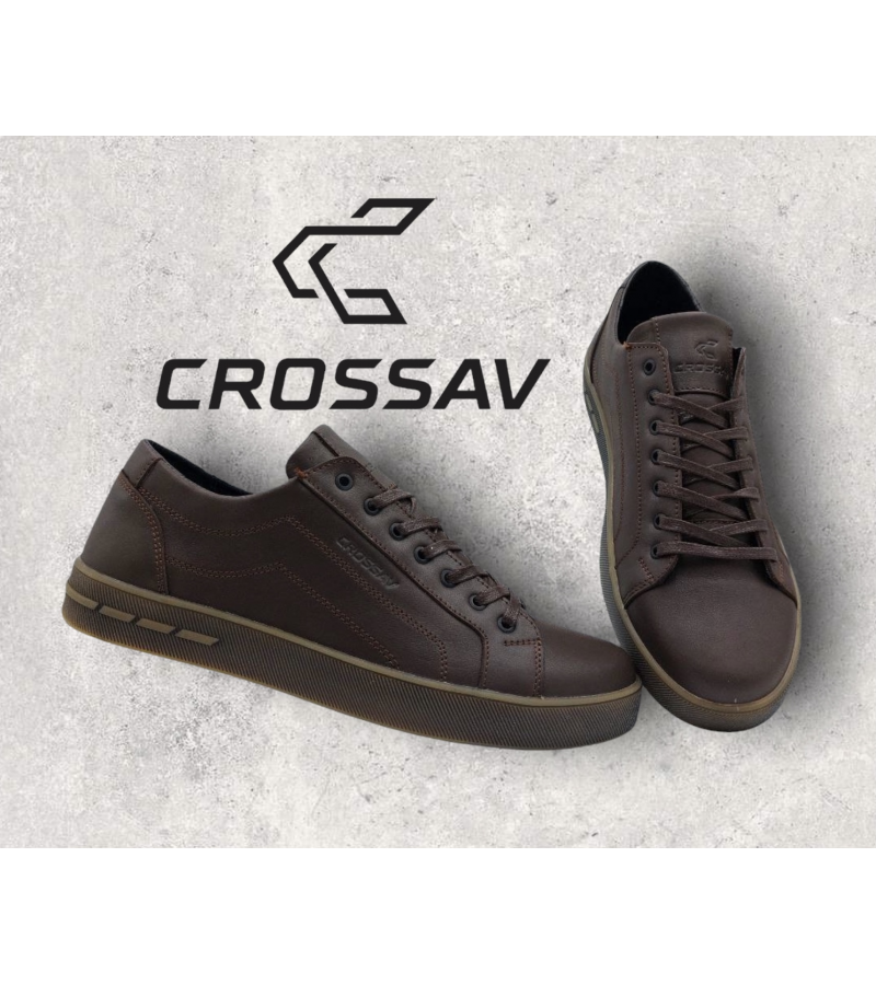 21-115 Коричневі (Весна - Осінь, чоловічі, Шкіра вощена крейзі)