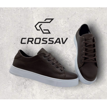 21-10 ГОЛА Коричневі (Весна - Осінь, чоловічі, Шкіра вощена крейзі)