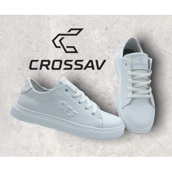 21-10 Білі (Весна- Осінь, чоловічі, Шкіра лицьова)