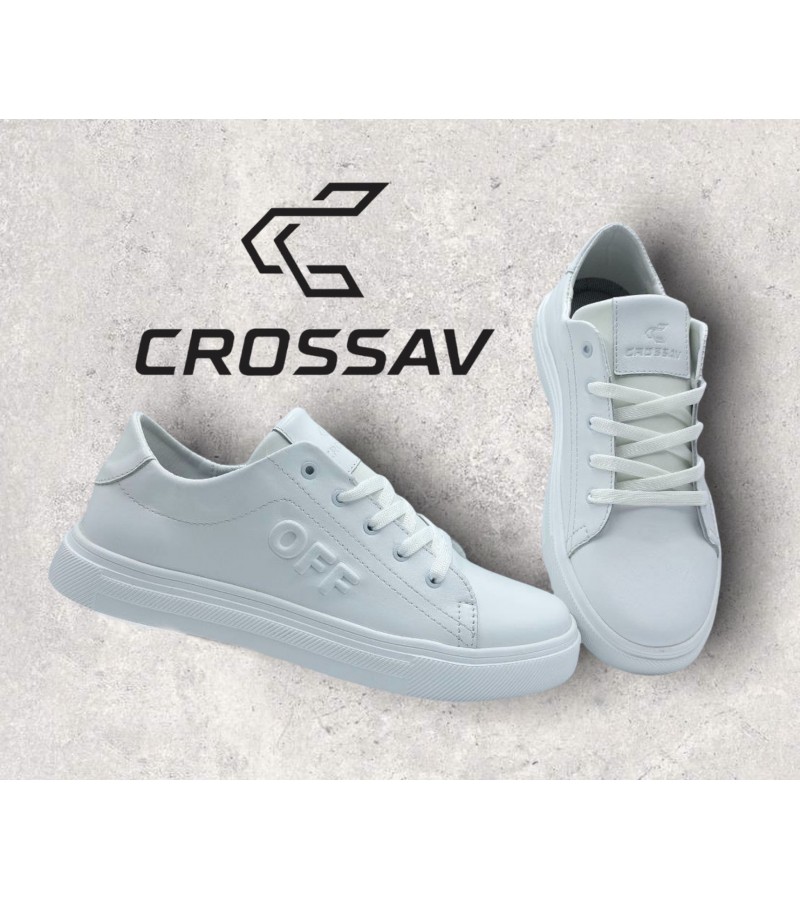 21-10 Білі (Весна- Осінь, чоловічі, Шкіра лицьова)