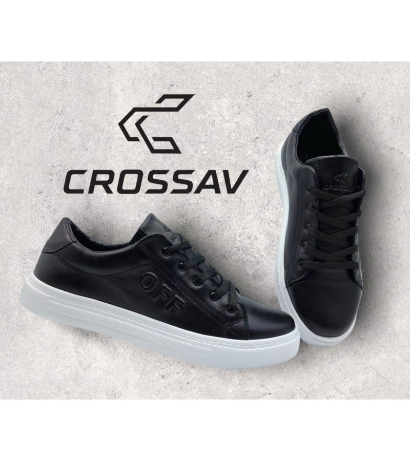 21-10 Чорні (Весна- Осінь, чоловічі, Шкіра лицьова)