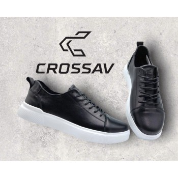 21-01 Чорні (Весна - Осінь, чоловічі, Шкіра лицьова)