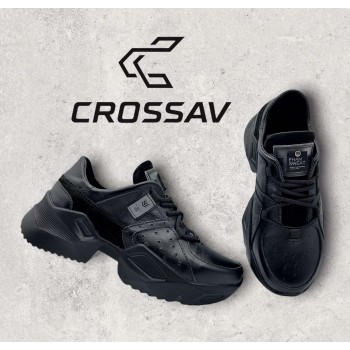 21-15 W Чорні (Весна - Осінь, жіночі, Шкіра лицьова + натуральний нубук)