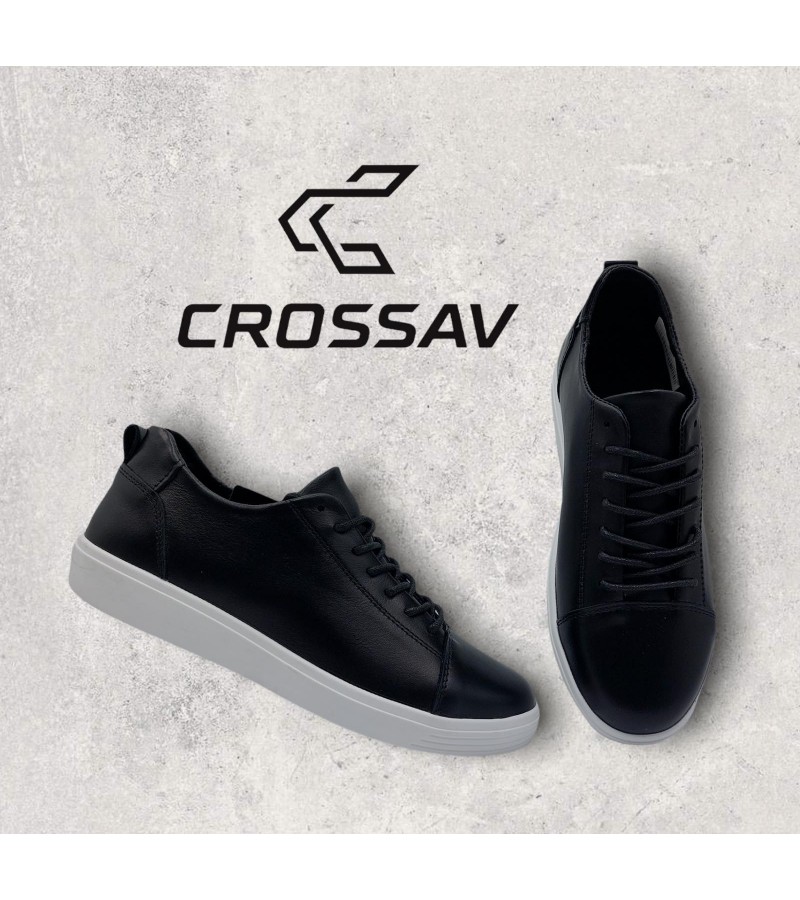 21-01 Чорні (Весна - Осінь, підліткові, Шкіра лицьова)