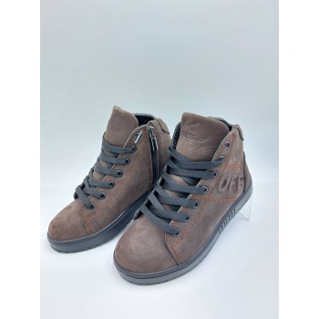 21-102 Коричневі (Дитячі, Шкіра вощена крейзі)