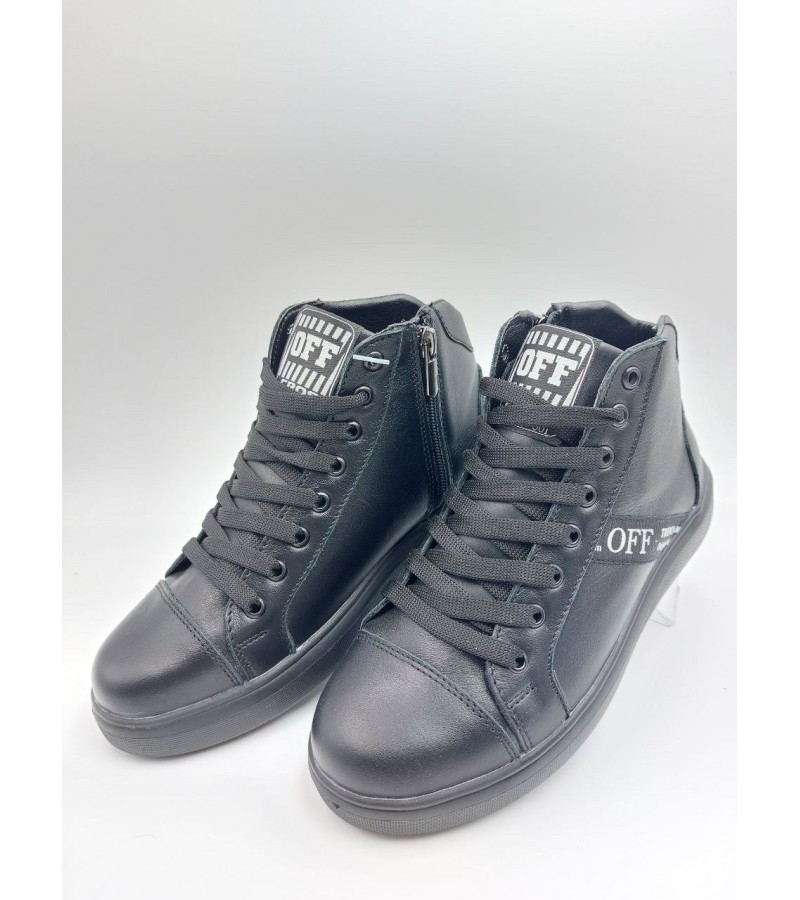 21-325 Чорні (Підліткові, Шкіра лицьова)