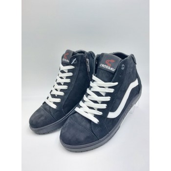 21-130 Чорно-білі (Підліткові, Натуральний нубук)