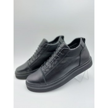 21-01 Чорні (Чоловічі, Шкіра лицьова)