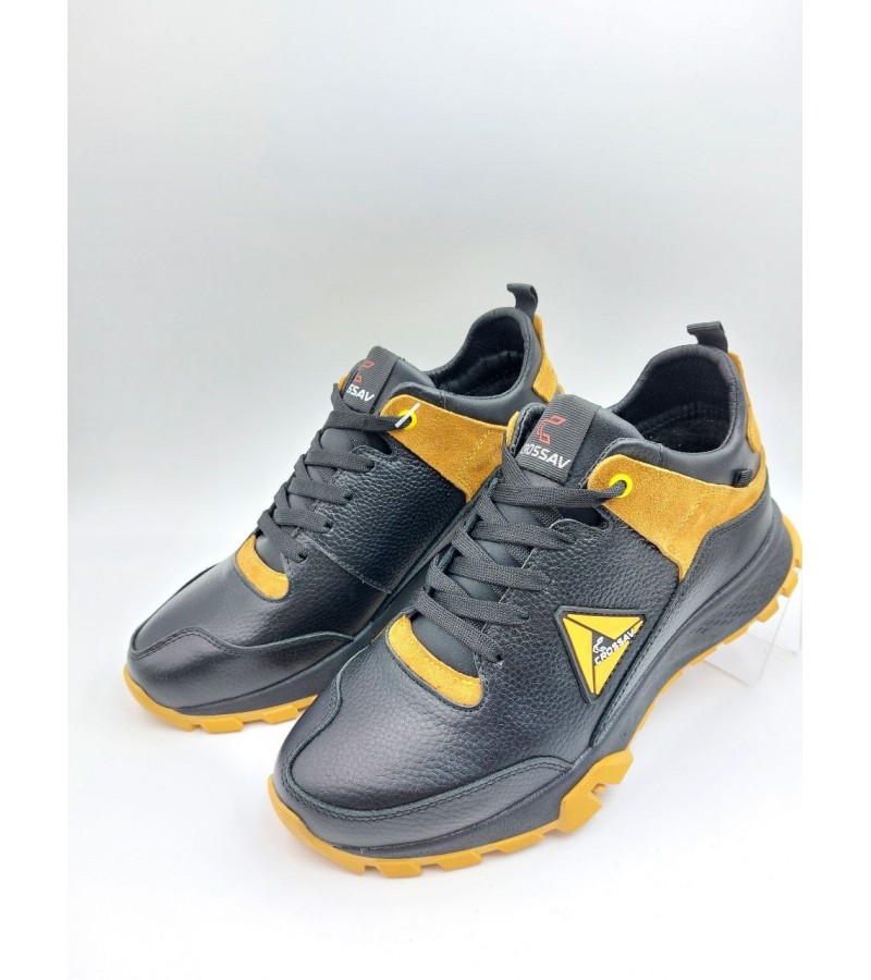 331 Чорно-жовті (Чоловічі, Шкіра флотар)