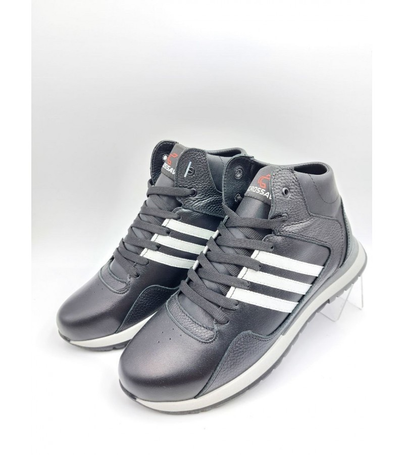  307 Чорно-білі (Чоловічі, Шкіра лицьова + шкіра флотар)