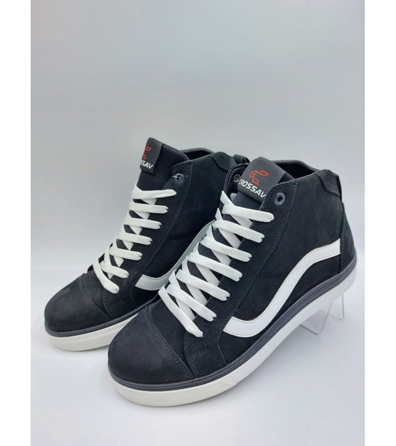 324 Чорно-білі (Чоловічі,  Натуральний нубук))