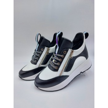 343W Чорно-білі (Жіночі, Шкіра лицьова)