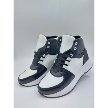 340W Чорно-білі (Жіночі, Шкіра лицьова)