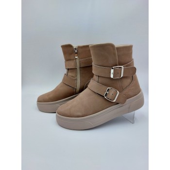 21-141W Бежеві (Жіночі, Натуральний нубук)