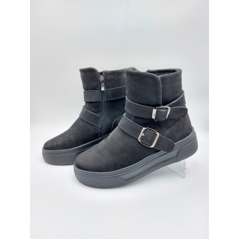 21-141W Чорні (Жіночі, Натуральний нубук)