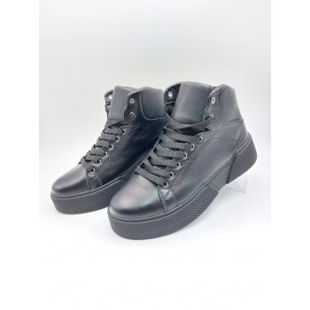 21-140W Чорні (Жіночі, Шкіра лицьова)