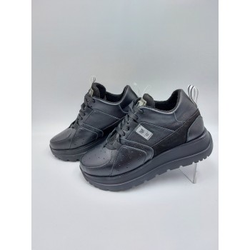 21-15 W Чорні (Жіночі, Шкіра лицьова + натуральний нубук)