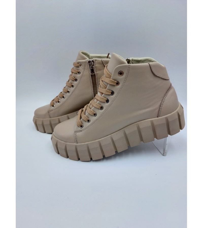 21-142W Бежеві (Дитячі, Шкіра лицьова)