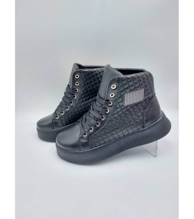 345W Чорні (Жіночі, Шкіра лицьова)