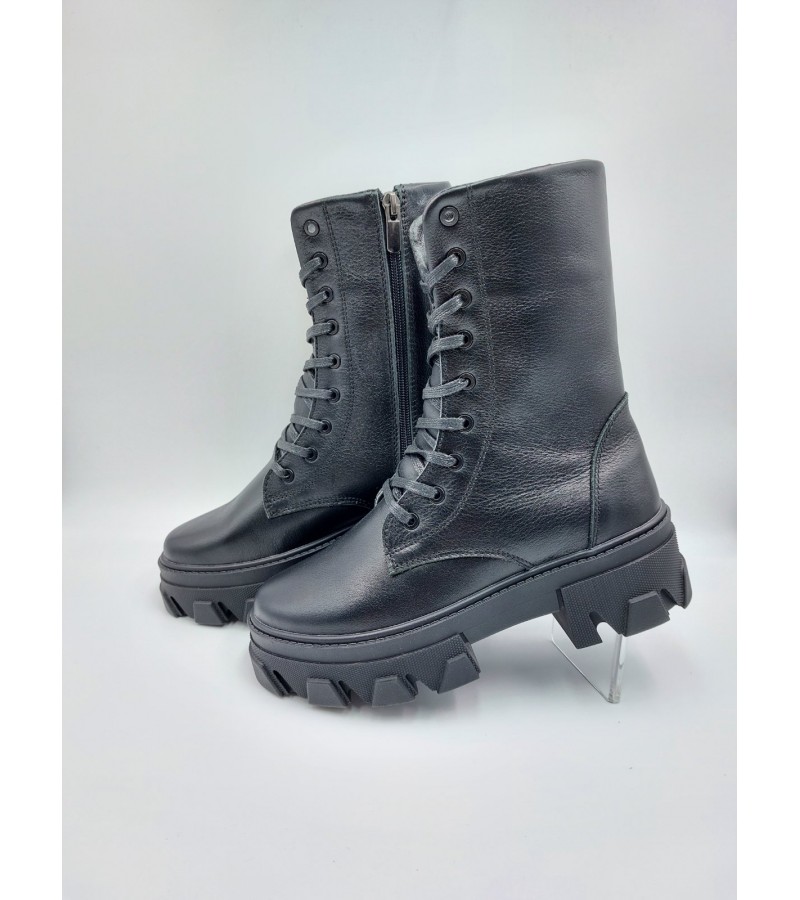 21-143/1W Чорні (Жіночі, Шкіра лицьова)