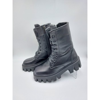 21-143W Чорні (Жіночі, Шкіра лицьова)