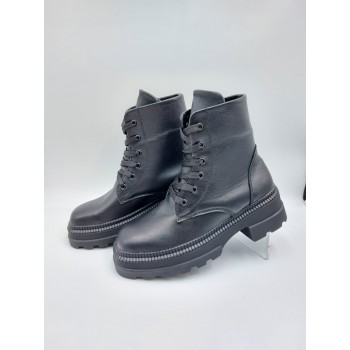 21-145W Чорні (Жіночі, Шкіра лицьова)