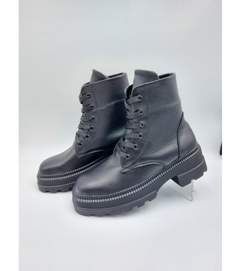 21-145W Чорні (Жіночі, Шкіра лицьова)