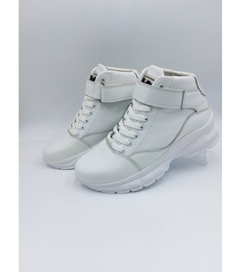 21-21W Білі (Жіночі, Шкіра флотар)