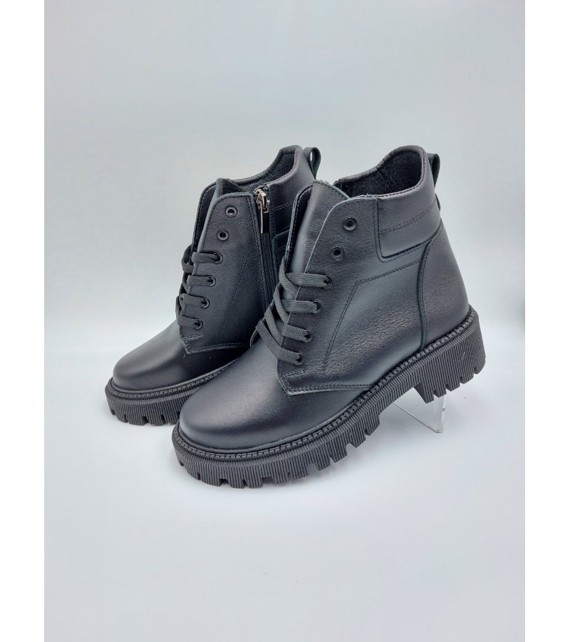 37W Чорні (Дитячі, Шкіра лицьова)