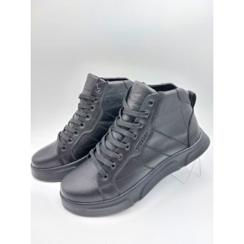 21-61 Чорні (Чоловічі, Шкіра лицьова)