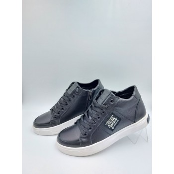 21-120/1 чорні (Чоловічі, Шкіра лицьова)