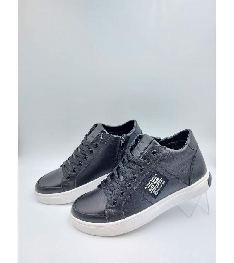 21-120/1 чорні (Чоловічі, Шкіра лицьова)