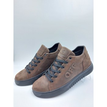 21-10 Коричневі (Чоловічі, Шкіра вощена крейзі)