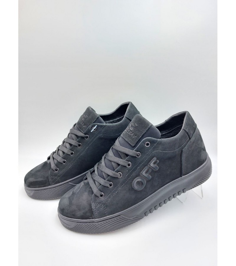 21-10 Чорні (Чоловічі, Натуральний нубук)