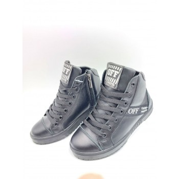 21-325 Чорні (Дитячі, Шкіра лицьова)