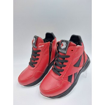 12 Червоно-чорні (дитячі, Шкіра флотар)